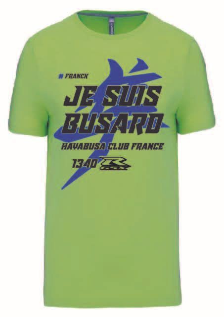 Tee Shirt Je Suis Busard Hayabusa Gen3