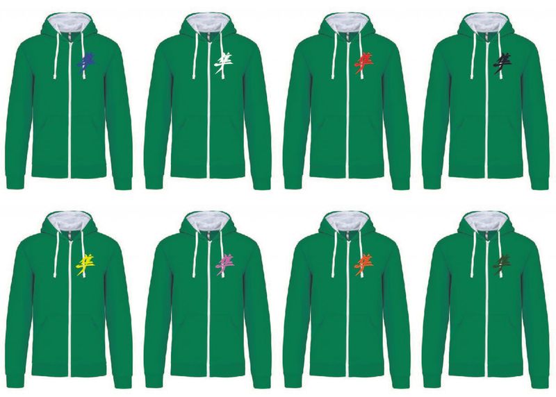 Sweat Shirt Capuche Zippé Kanji Gen3
