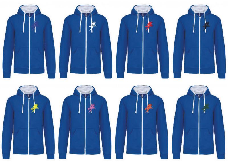 Sweat Shirt Capuche Zippé Kanji Gen3