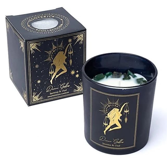 BOUGIE MANIFESTATION - Manifestatiekaars Divine Goddess in glas