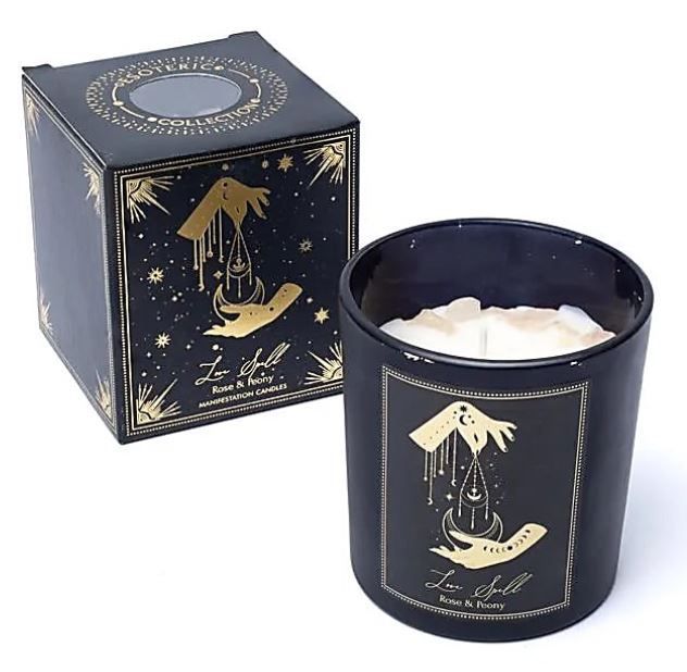 BOUGIE D'INTENTION - Love spell en verre