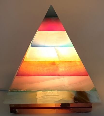 Lampe de Sel Onyx Pyramide 3KG