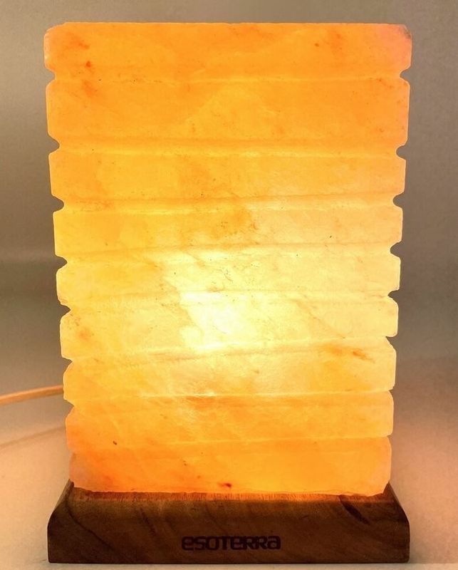 Lampe de Sel Himalaya Rectangle Strié 5KG