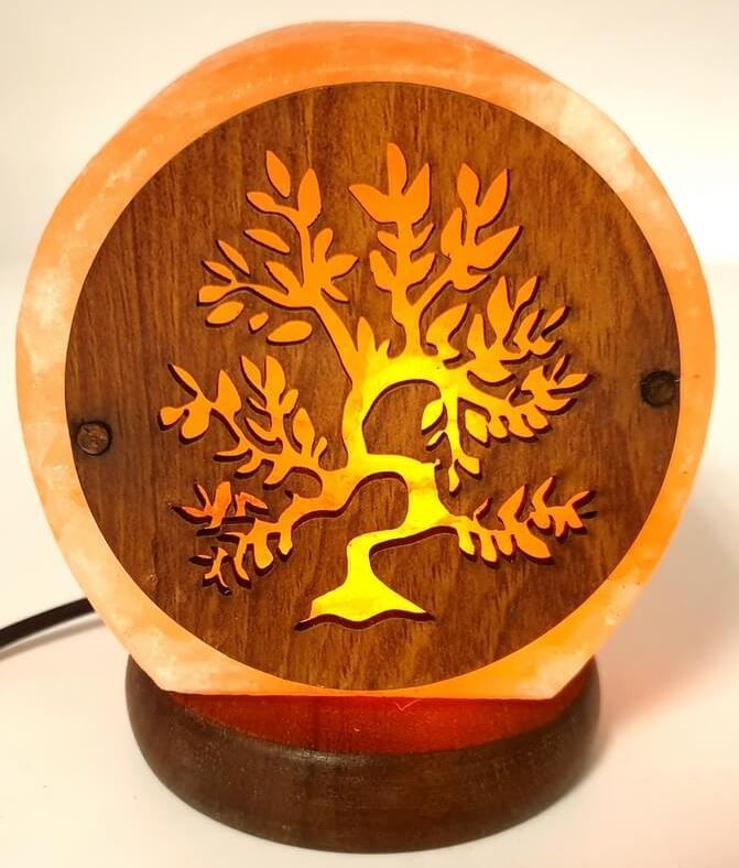 Lampe de Sel USB Arbre de Vie 1KG