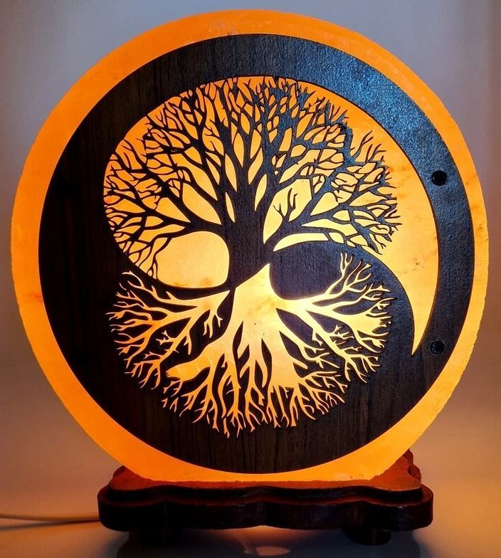 Lampe de Sel Arbre de Vie Yin-Yang 5KG