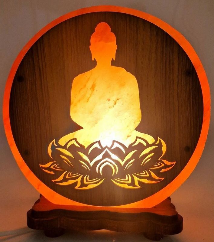 Lampe de Sel Bouddha Lotus (5KG)