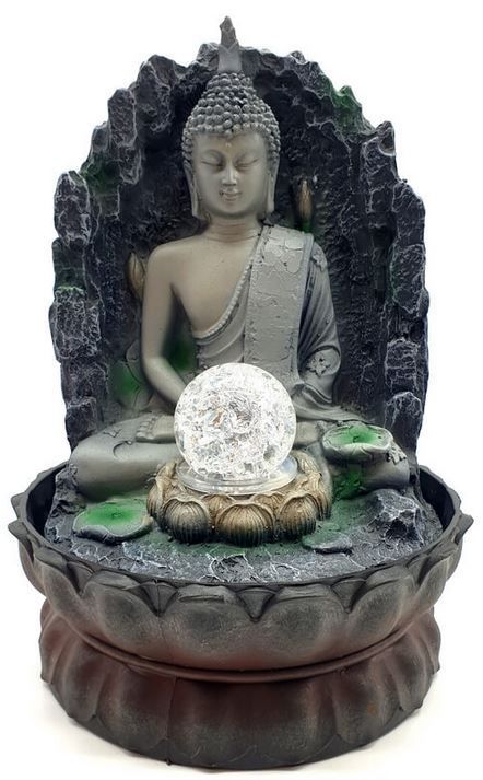 Fontaine Résine Bouddha Thaï