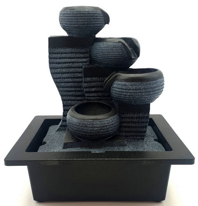 Fontaine Résine Cascade Design 4 pots