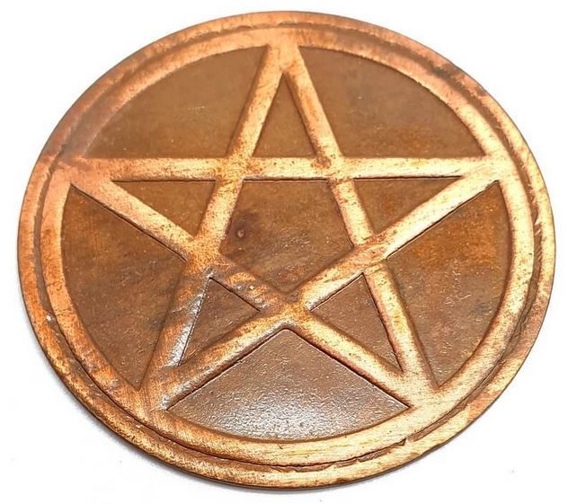 Pin's de poche Pentacle Cuivre