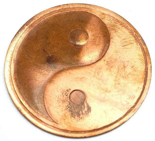 Pin's de poche Yin-Yang Cuivre