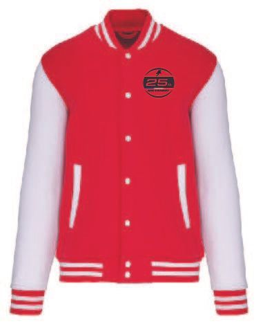Blouson molleton Teddy unisexe 25 TH Anniversary