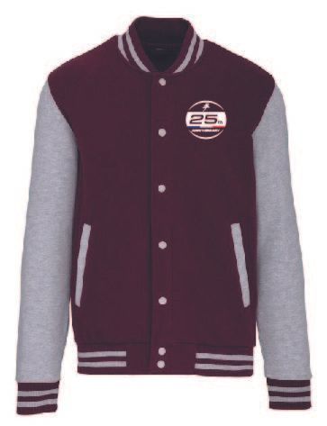 Blouson molleton Teddy unisexe 25 TH Anniversary