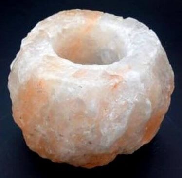 Bougeoir Cristaux de Sel 1KG