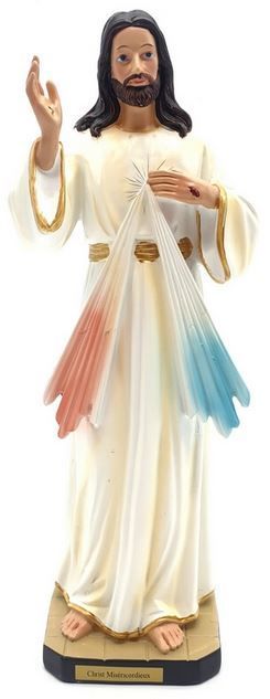 Statue Résine Sacré Cœur de Jésus/Miséricordieux