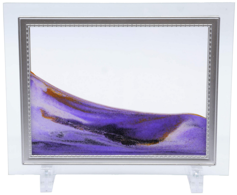 Tableau Sable Mouvant Verre 22cm