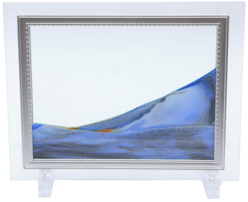 Tableau Sable Mouvant Verre 22cm