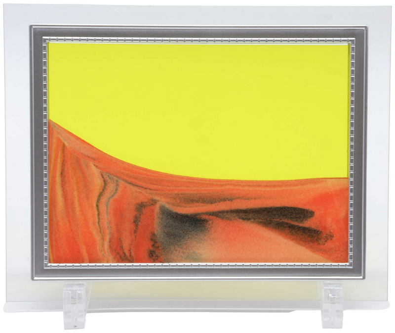 Tableau Sable Mouvant Verre 22cm