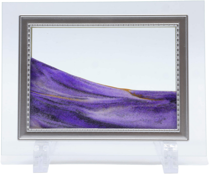 Tableau Sable Mouvant Verre 17cm