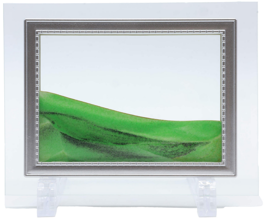 Tableau Sable Mouvant Verre 17cm