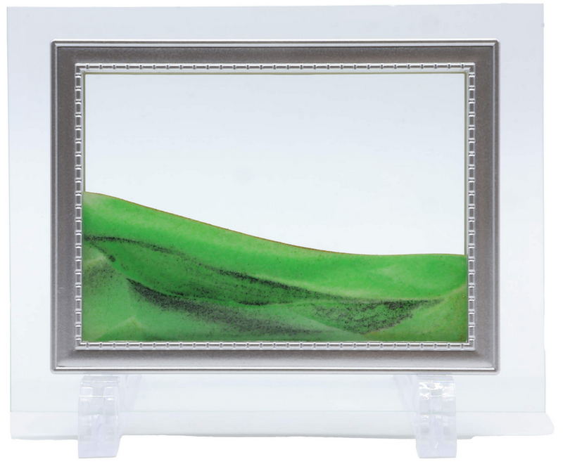 Tableau Sable Mouvant Verre 17cm