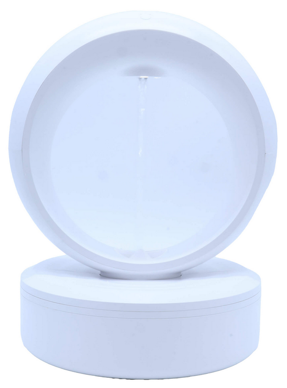 Humidificateur d'Air Anti-Gravité Blanc 23cm