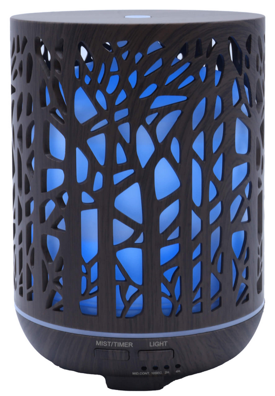 Diffuseur HE Cylindre Noir Forêt 17cm