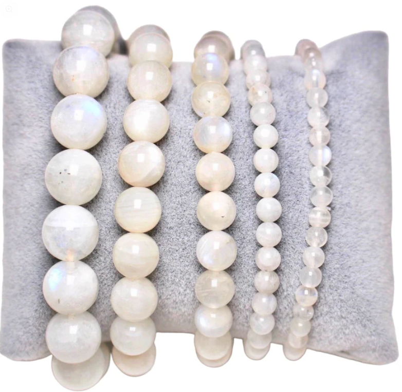 Bracelet Pierre de Lune Bleutée