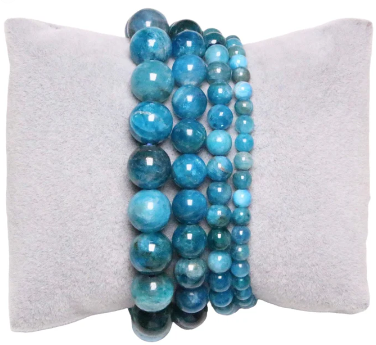 Bracelet Apatite Bleue Multicolore