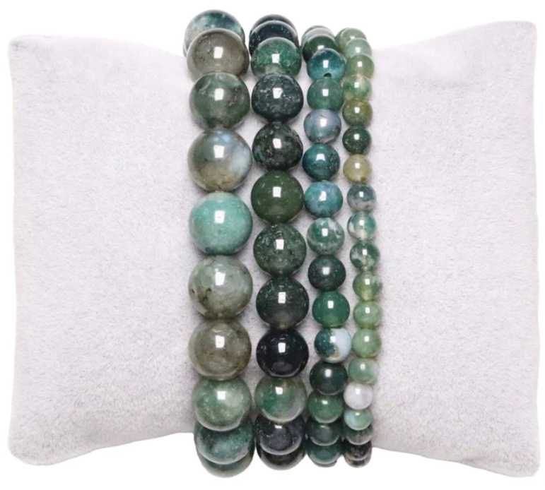 Bracelet Agate Mousse