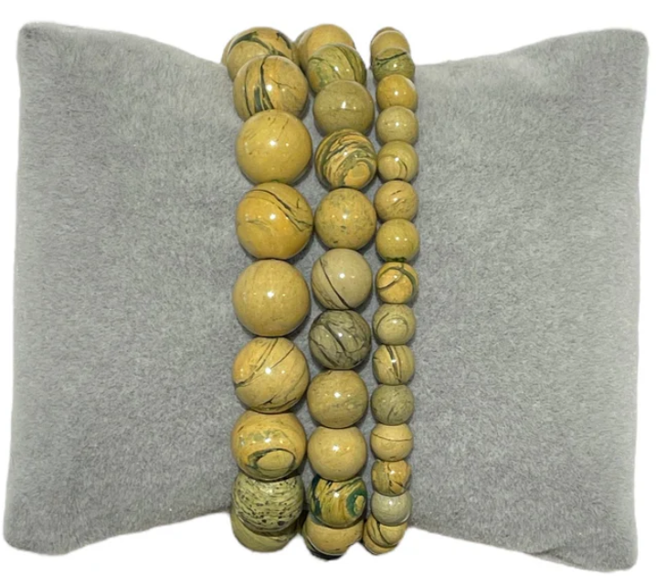 Bracelet Muscovite Verte
