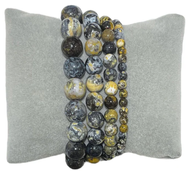Bracelet Agate Ocean Bleu
