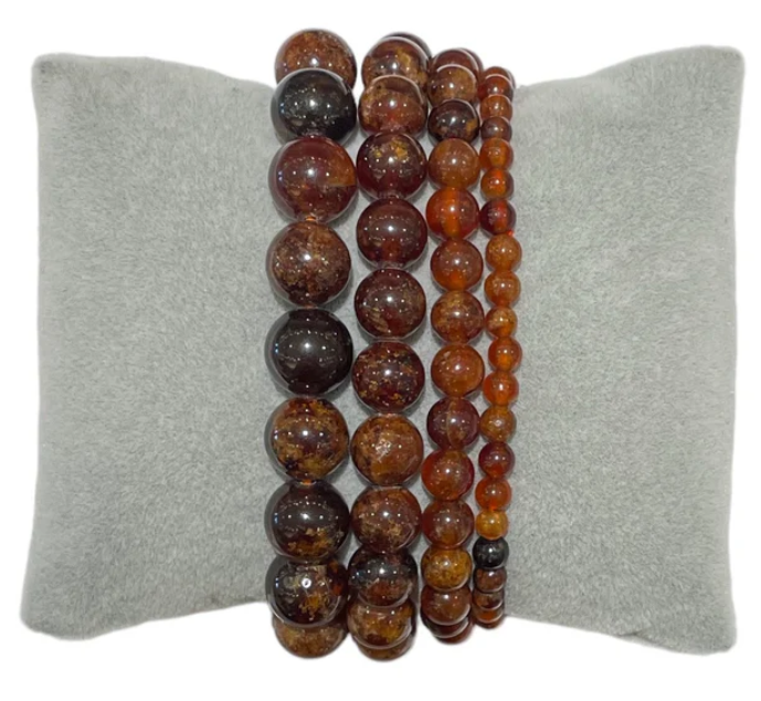 Bracelet Grenat Orange