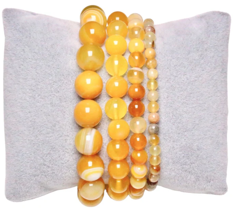 Bracelet Agate Jaune A