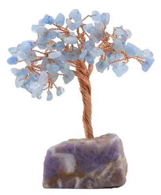 Arbres du Bonheur base Améthyste 14cm