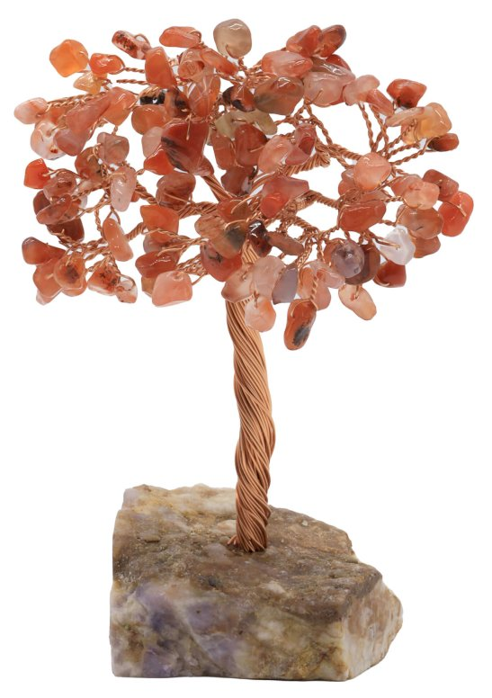 Arbre du Bonheur Cornaline base Améthyste