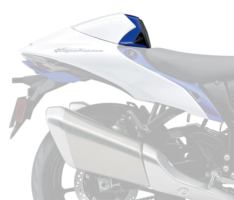 Capot de selle blanc bleu (JWN)