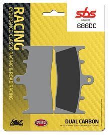 Plaquettes de frein SBS 686 (DC) (AV)