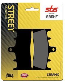 Plaquettes de frein SBS 686 (HF)