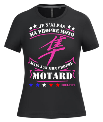 Tee shirt "Je n'ai pas ma propre moto" Gen1
