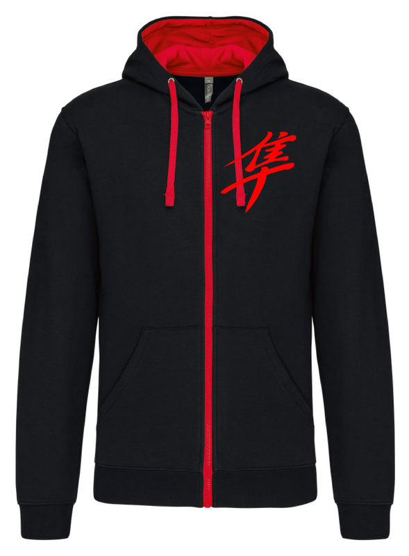 Sweat Shirt Capuche Zippé Kanji Gen3