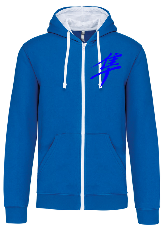 Sweat Shirt Capuche Zippé Kanji Gen1