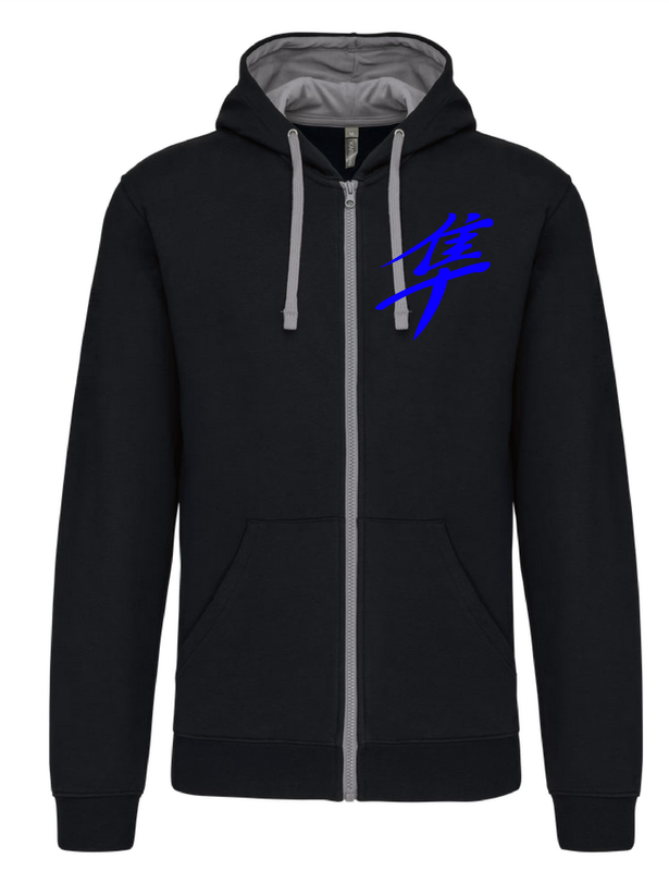Sweat Shirt Capuche Zippé Kanji Gen1