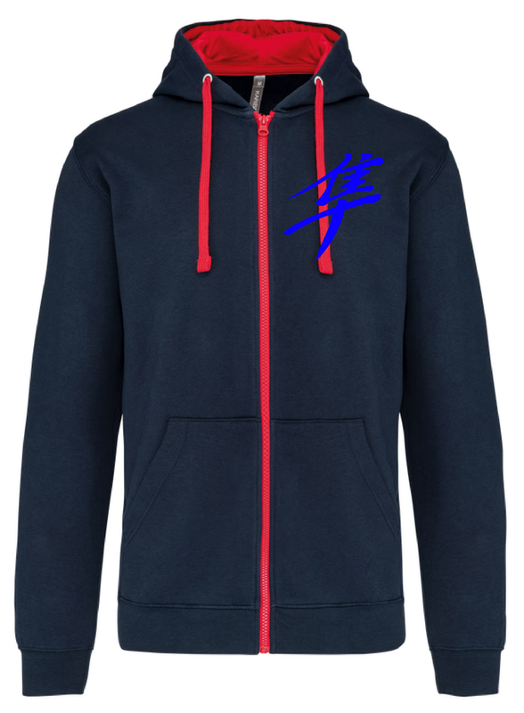 Sweat Shirt Capuche Zippé Kanji Gen1