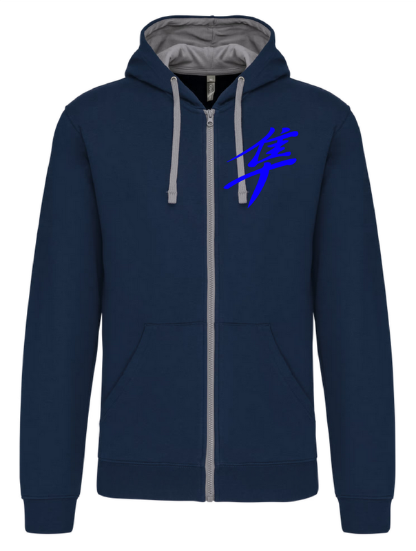 Sweat Shirt Capuche Zippé Kanji Gen1