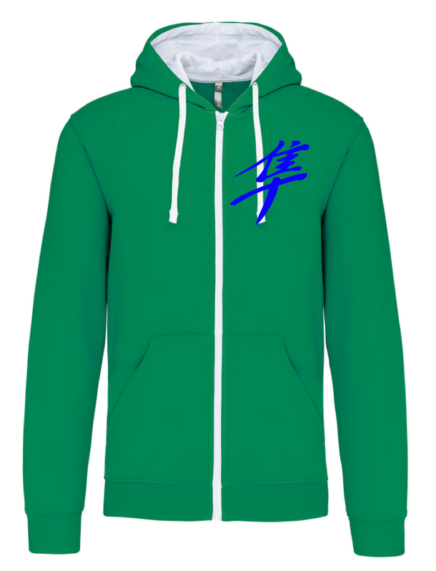 Sweat Shirt Capuche Zippé Kanji Gen1
