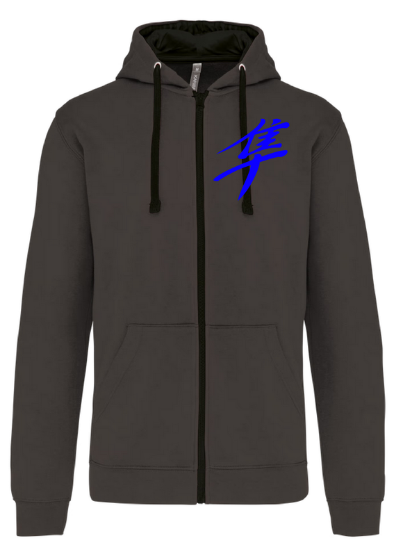Sweat Shirt Capuche Zippé Kanji Gen1