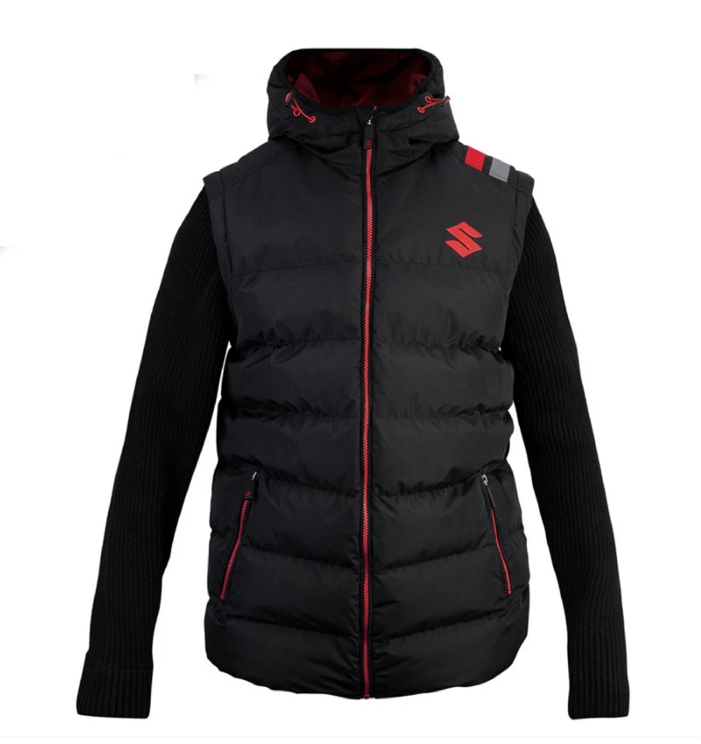 Doudoune Suzuki Team Black manches amovibles