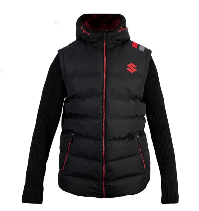 Doudoune Suzuki Team Black manches amovibles