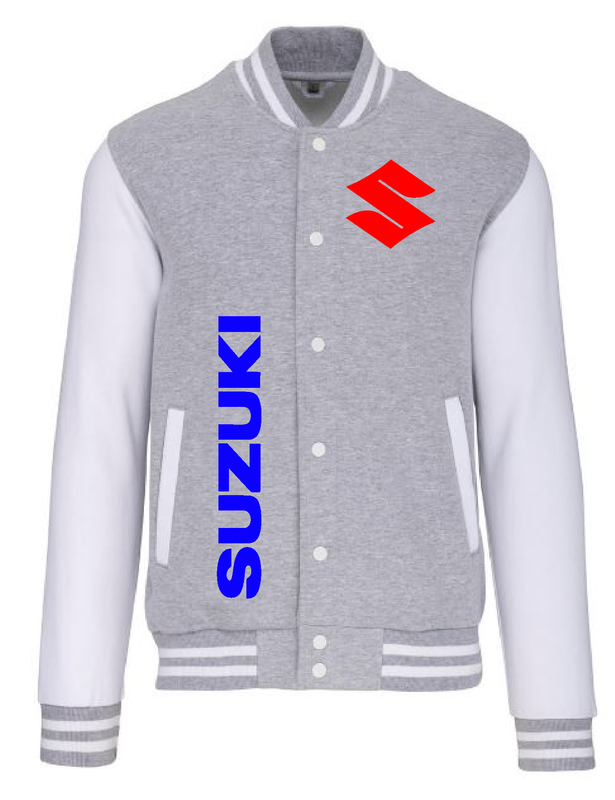 Blouson molleton teddy unisexe Suzuki