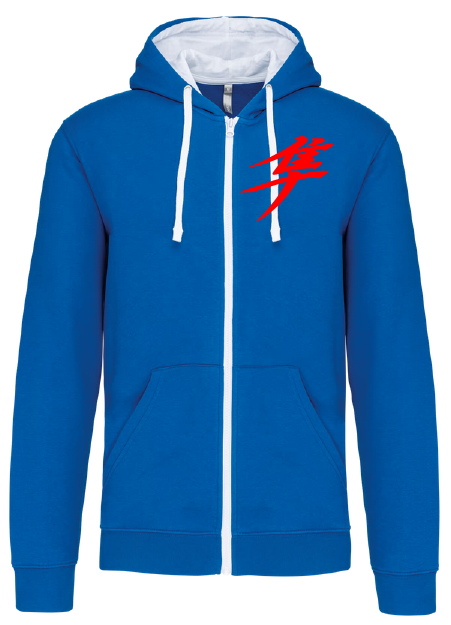 Sweat shirt zippé capuche kanji Gen2